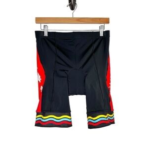 Primal Wear Womens Prisma Padded Cycling Shorts Sz XL Diamond Offshore